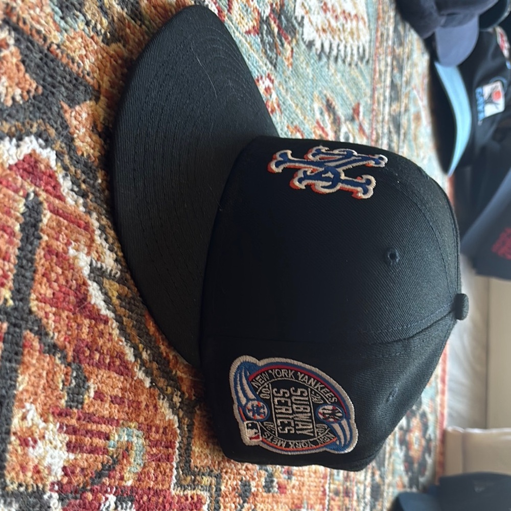 New Era 59fifty Black New York Mets Subway Series Hat